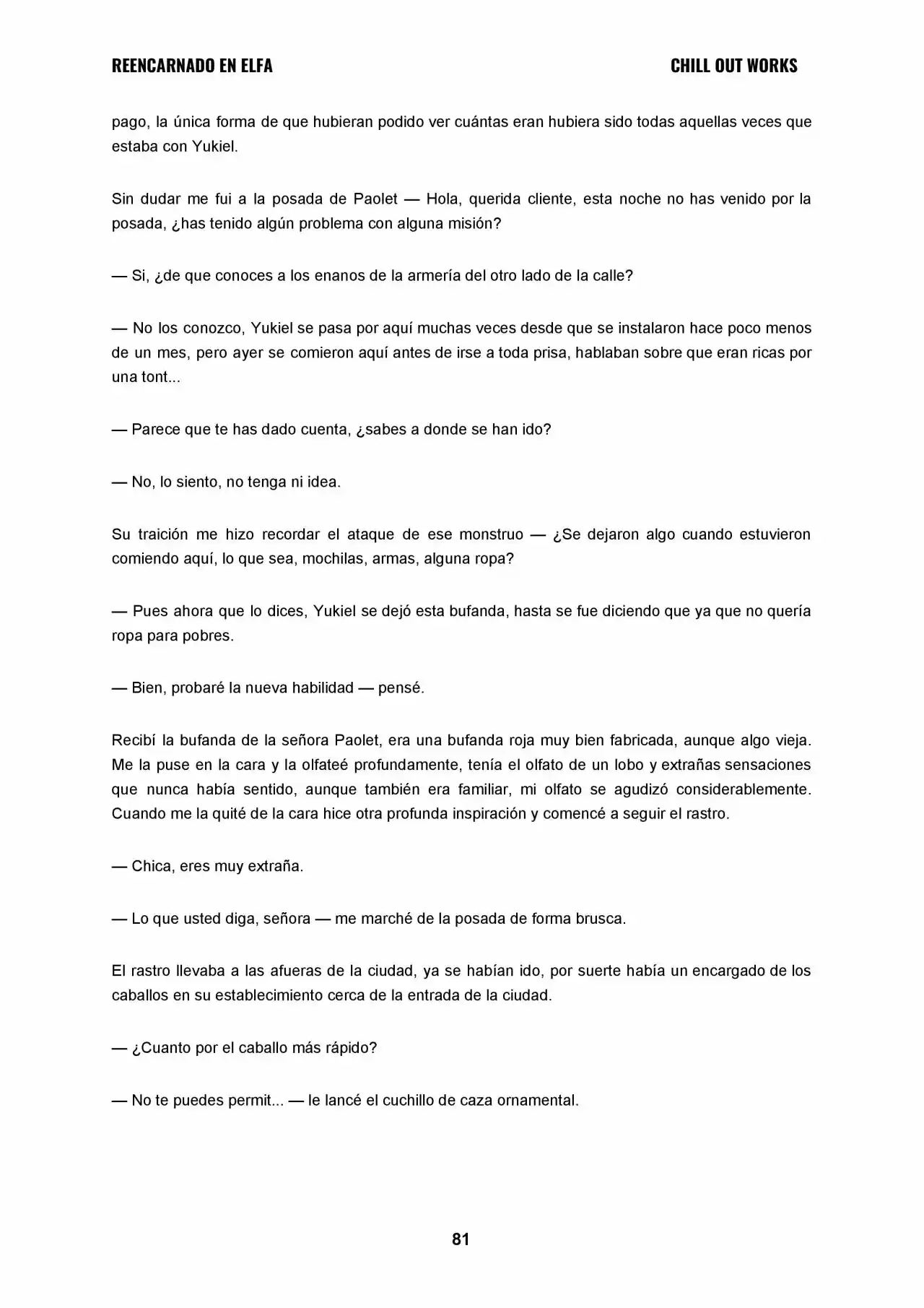 REENCARNADO EN ELFA (Novela) - Capítulo 12 - Página 6 - LectorTMOo