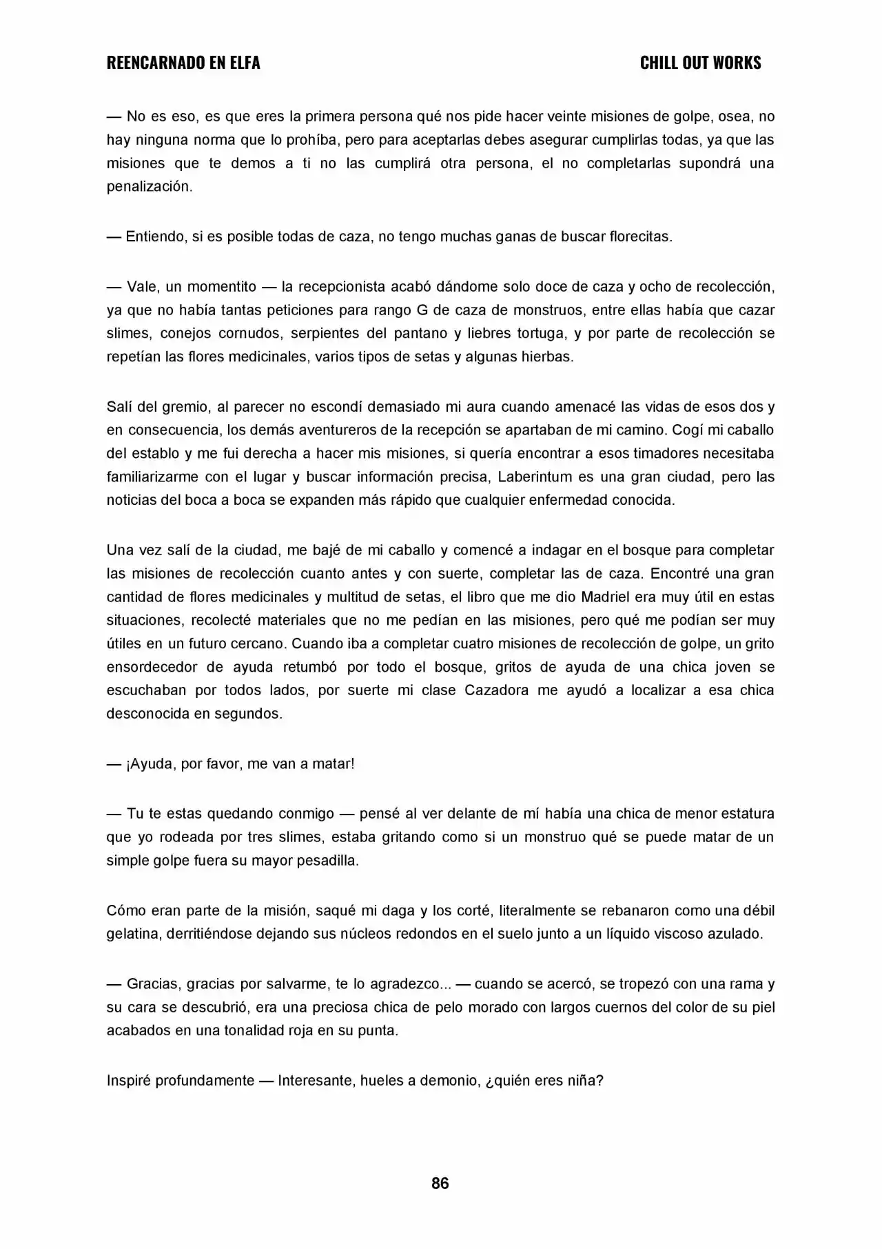 REENCARNADO EN ELFA (Novela) - Capítulo 13 - Página 4 - LectorTMOo