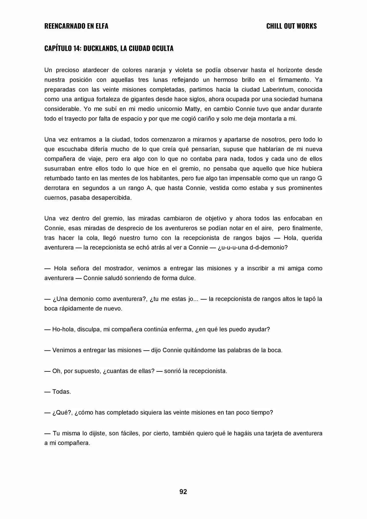 REENCARNADO EN ELFA (Novela) - Capítulo 14 - Página 1 - LectorTMOo