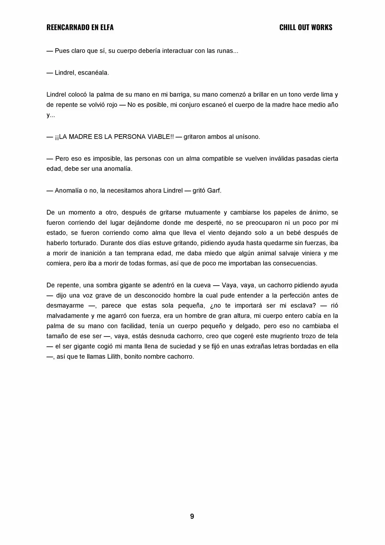 REENCARNADO EN ELFA (Novela) - Capítulo 2 - Página 4 - LectorTMOo