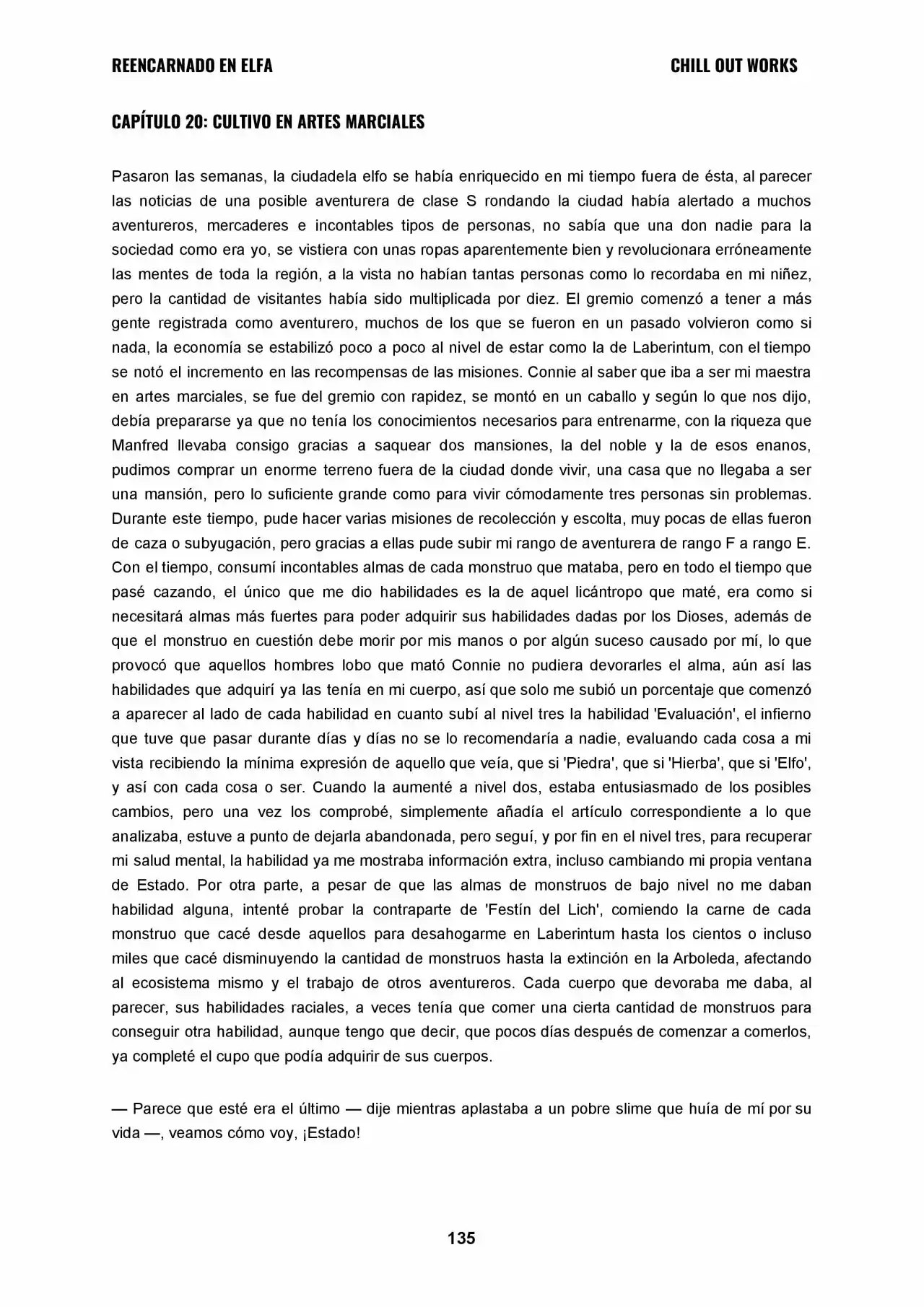 REENCARNADO EN ELFA (Novela) - Capítulo 20 - Página 1 - LectorTMOo
