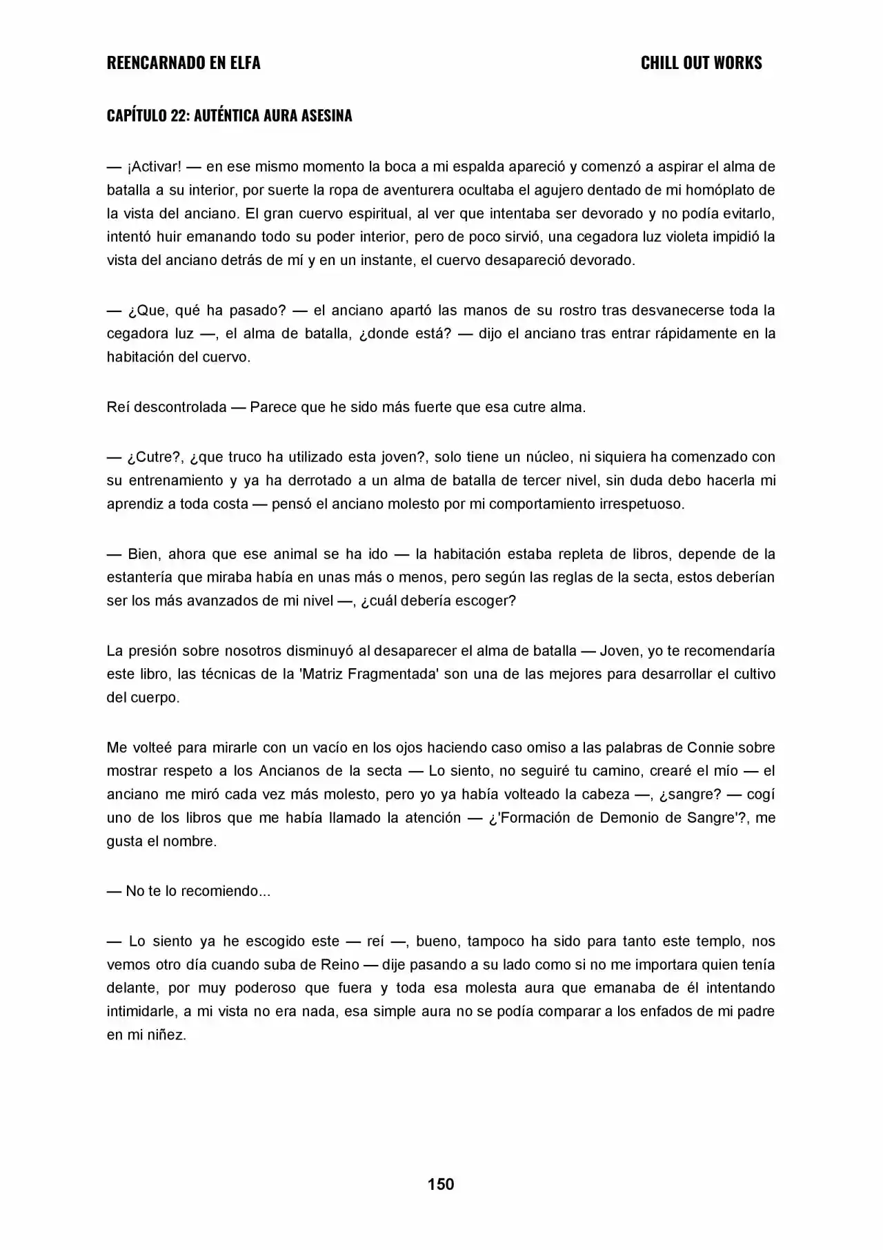 REENCARNADO EN ELFA (Novela) - Capítulo 22 - Página 1 - LectorTMOo