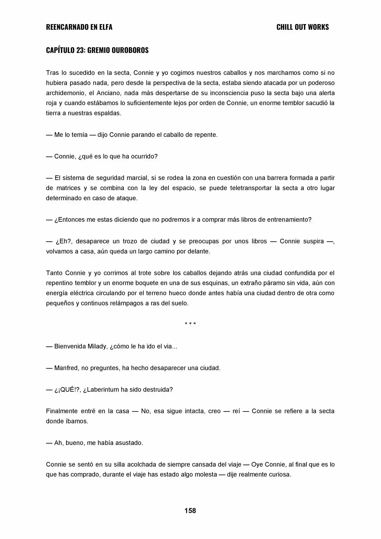 REENCARNADO EN ELFA (Novela) - Capítulo 23 - Página 1 - LectorTMOo