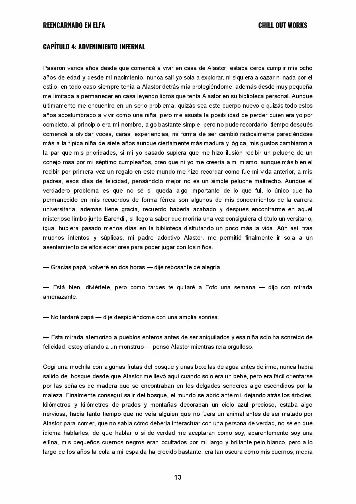 REENCARNADO EN ELFA (Novela) - Capítulo 4 - Página 1 - LectorTMOo