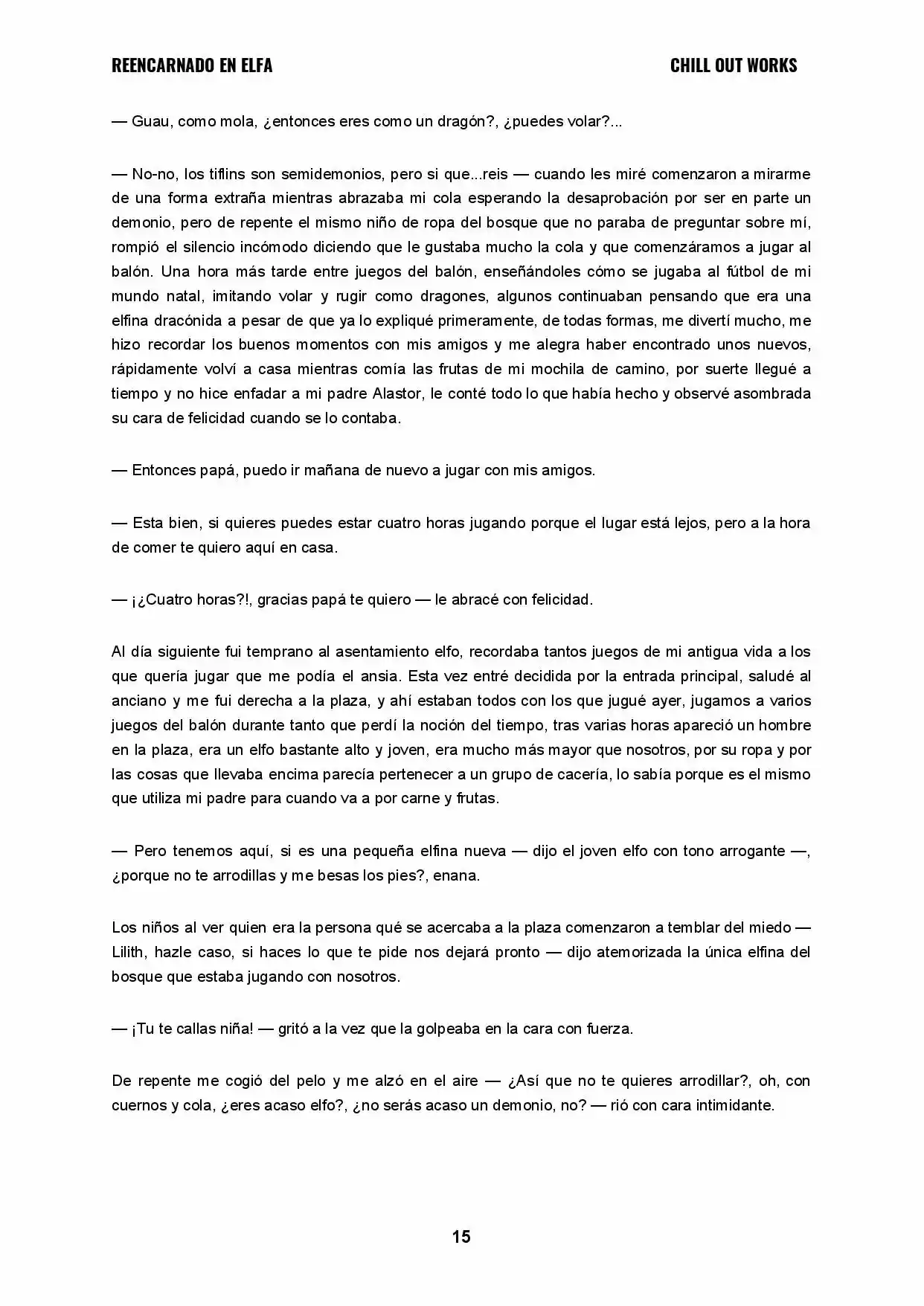 REENCARNADO EN ELFA (Novela) - Capítulo 4 - Página 3 - LectorTMOo