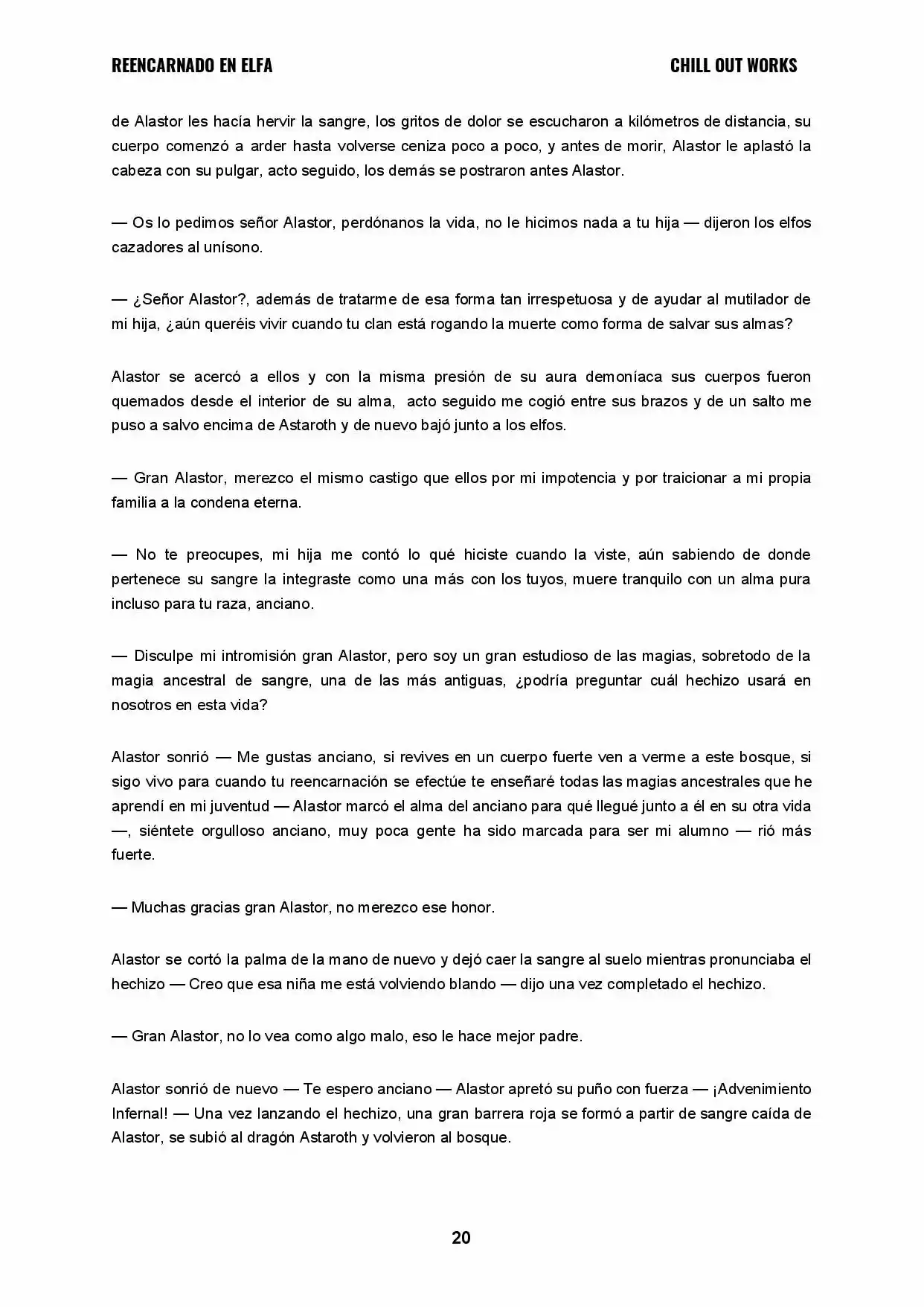 REENCARNADO EN ELFA (Novela) - Capítulo 4 - Página 8 - LectorTMOo