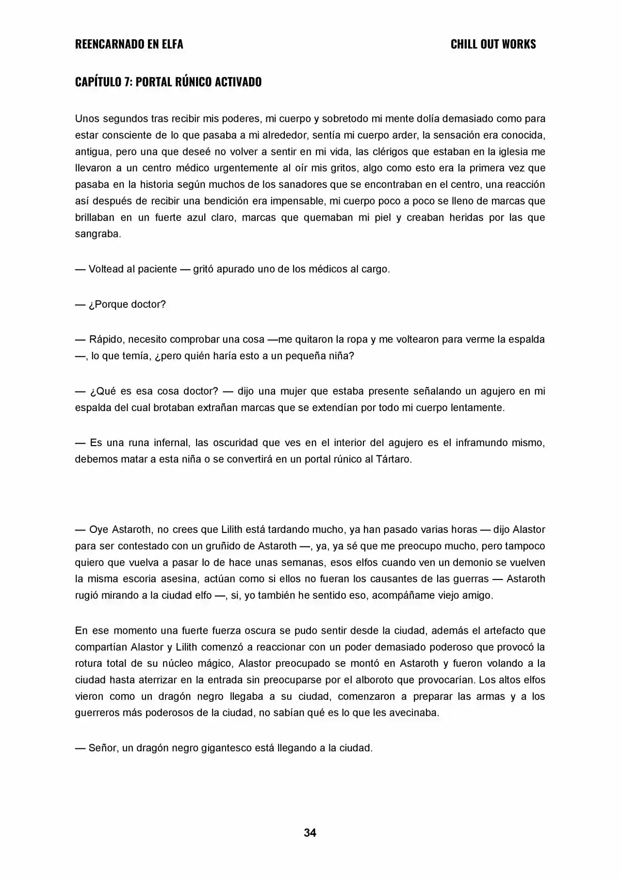 REENCARNADO EN ELFA (Novela) - Capítulo 7 - Página 1 - LectorTMOo