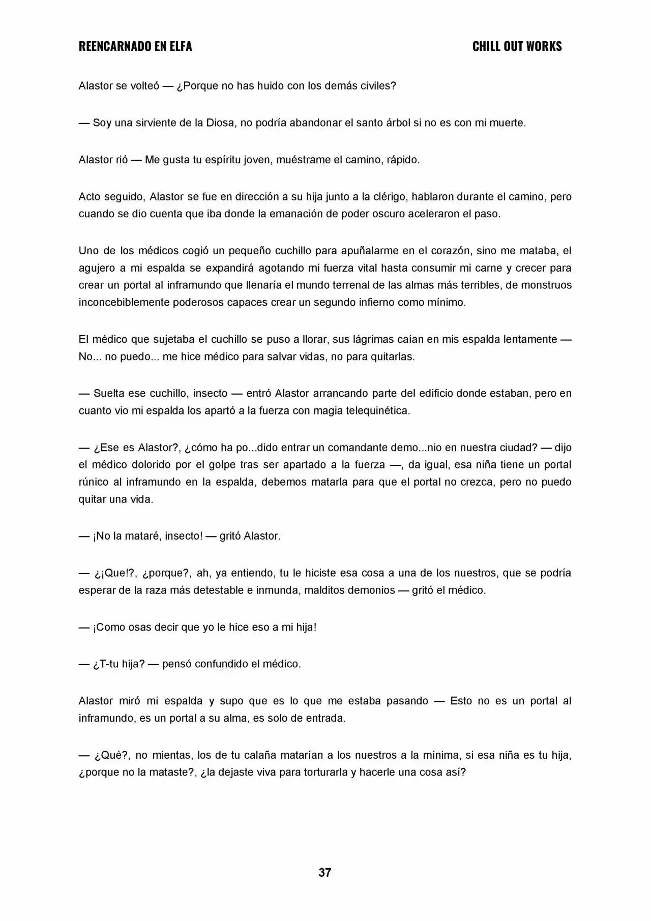 REENCARNADO EN ELFA (Novela) - Capítulo 7 - Página 4 - LectorTMOo