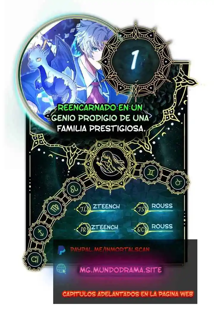 Reencarnado En Un Genio Prodigio De Una Familia Prestigiosa - Capítulo 1 - Página 1 - LectorTMOo