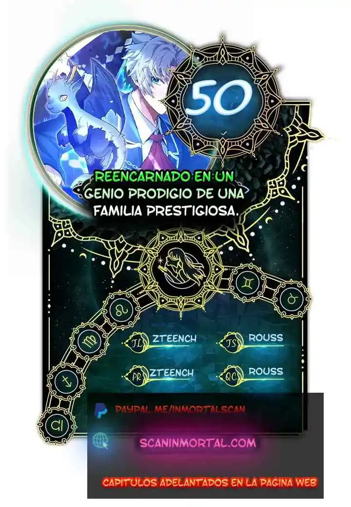 Reencarnado En Un Genio Prodigio De Una Familia Prestigiosa - Capítulo 50 - Página 1 - LectorTMOo