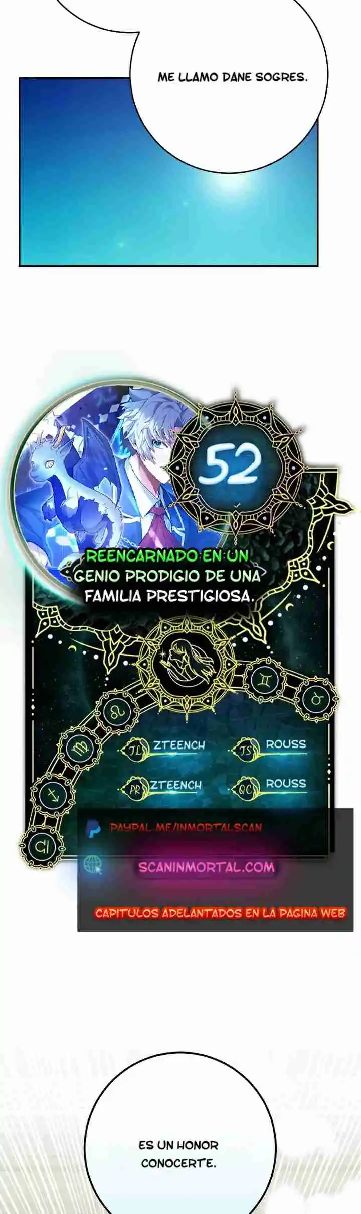 Reencarnado En Un Genio Prodigio De Una Familia Prestigiosa - Capítulo 52 - Página 1 - LectorTMOo