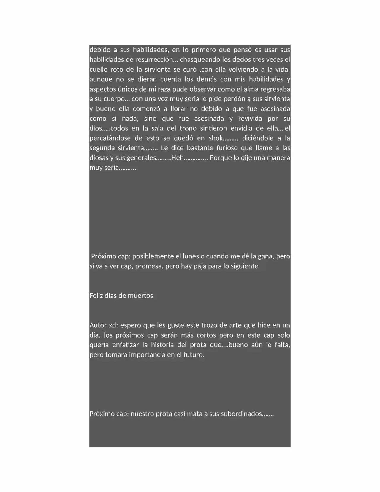 REENCARNE... ¡¡¡PERO NO SE QUE HACER CON TANTO PODER!!!.... ¿DOMINAR EL UNIVERSO? ¿CON TIRANÍA O BENEVOLENCIA?.... DEFINIVANENTE TODO SERA MÍO (Novela) - Capítulo 1 - Página 12 - LectorTMOo