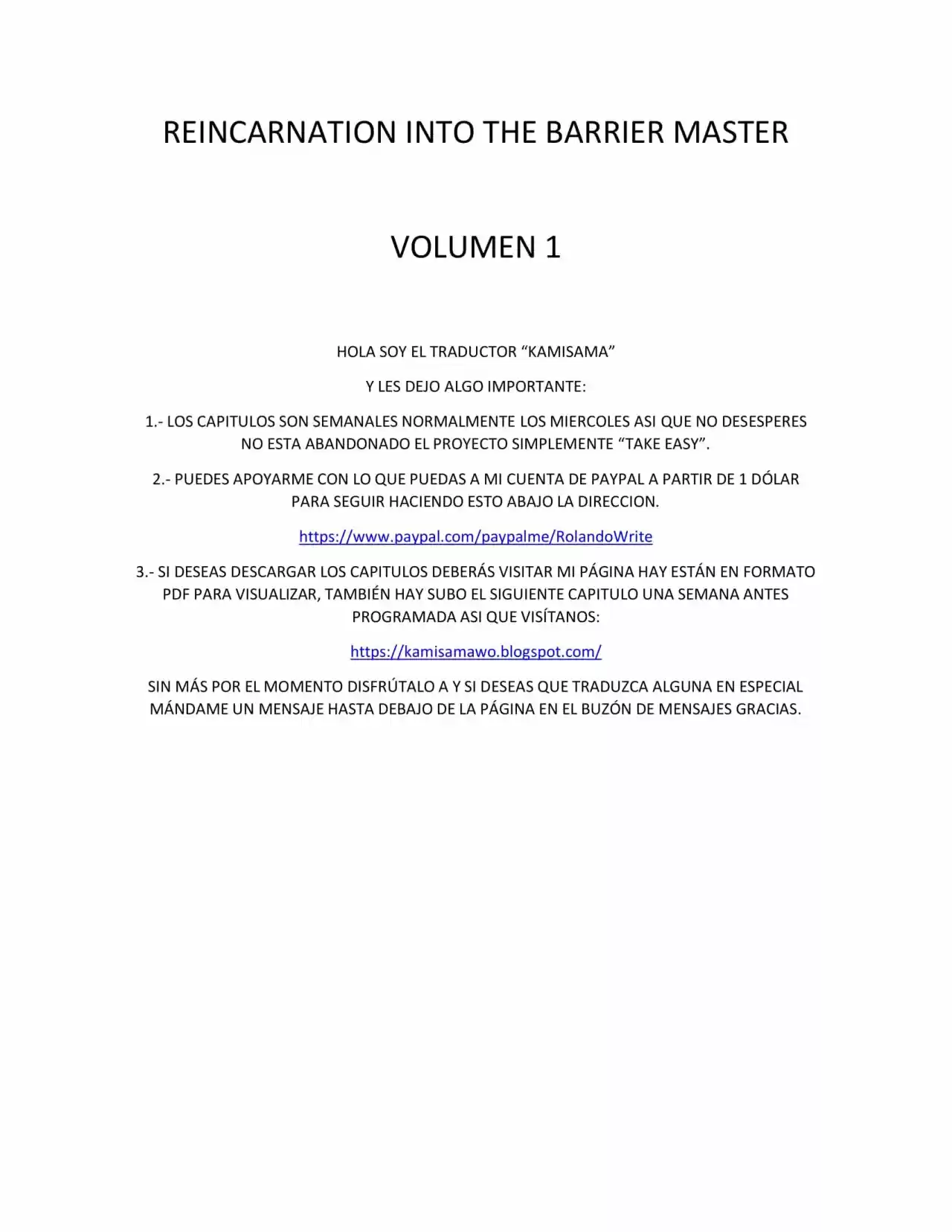 REINCARNATION INTO THE BARRIER MASTER (Novela) - Capítulo 13 - Página 2 - LectorTMOo