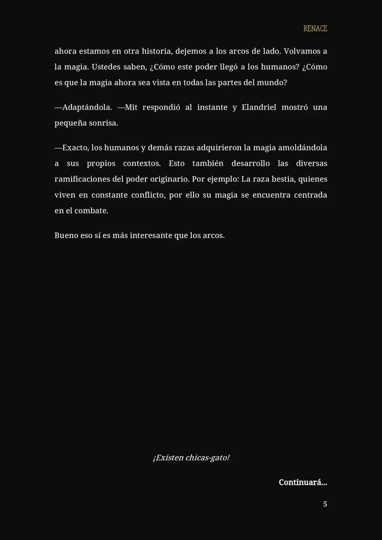 RENACE (Novela) - Capítulo 10 - Página 6 - LectorTMOo
