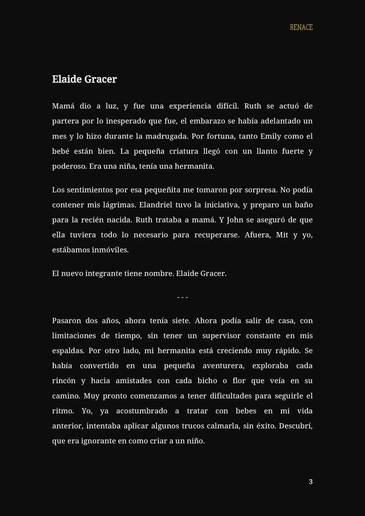 RENACE (Novela) - Capítulo 12 - Página 4 - LectorTMOo