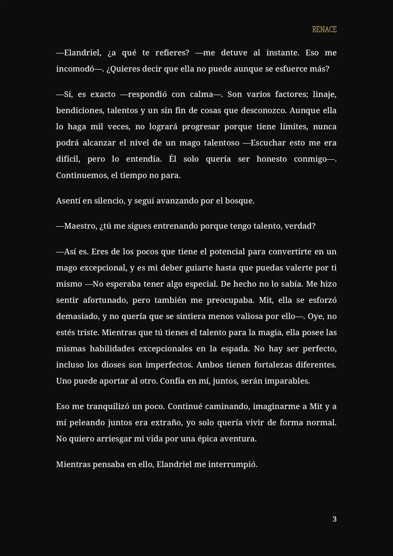 RENACE (Novela) - Capítulo 13 - Página 4 - LectorTMOo