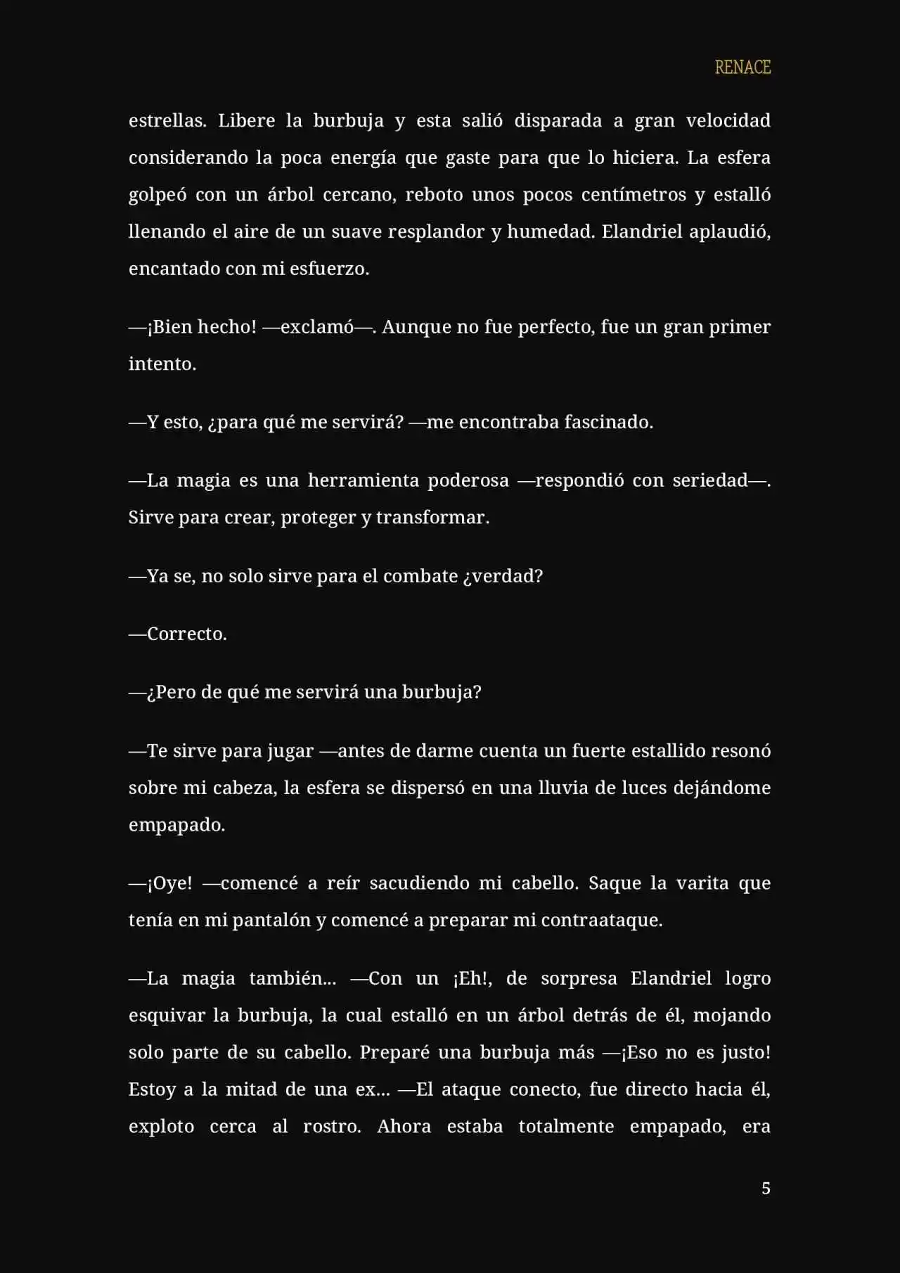 RENACE (Novela) - Capítulo 13 - Página 6 - LectorTMOo