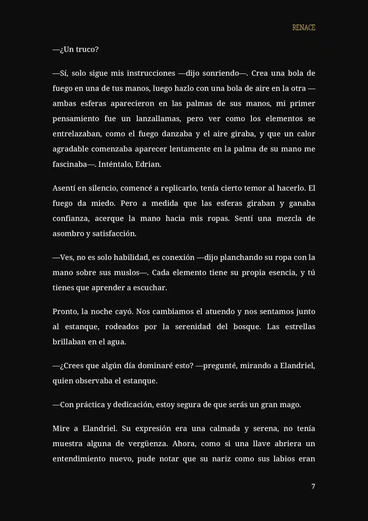 RENACE (Novela) - Capítulo 13 - Página 8 - LectorTMOo