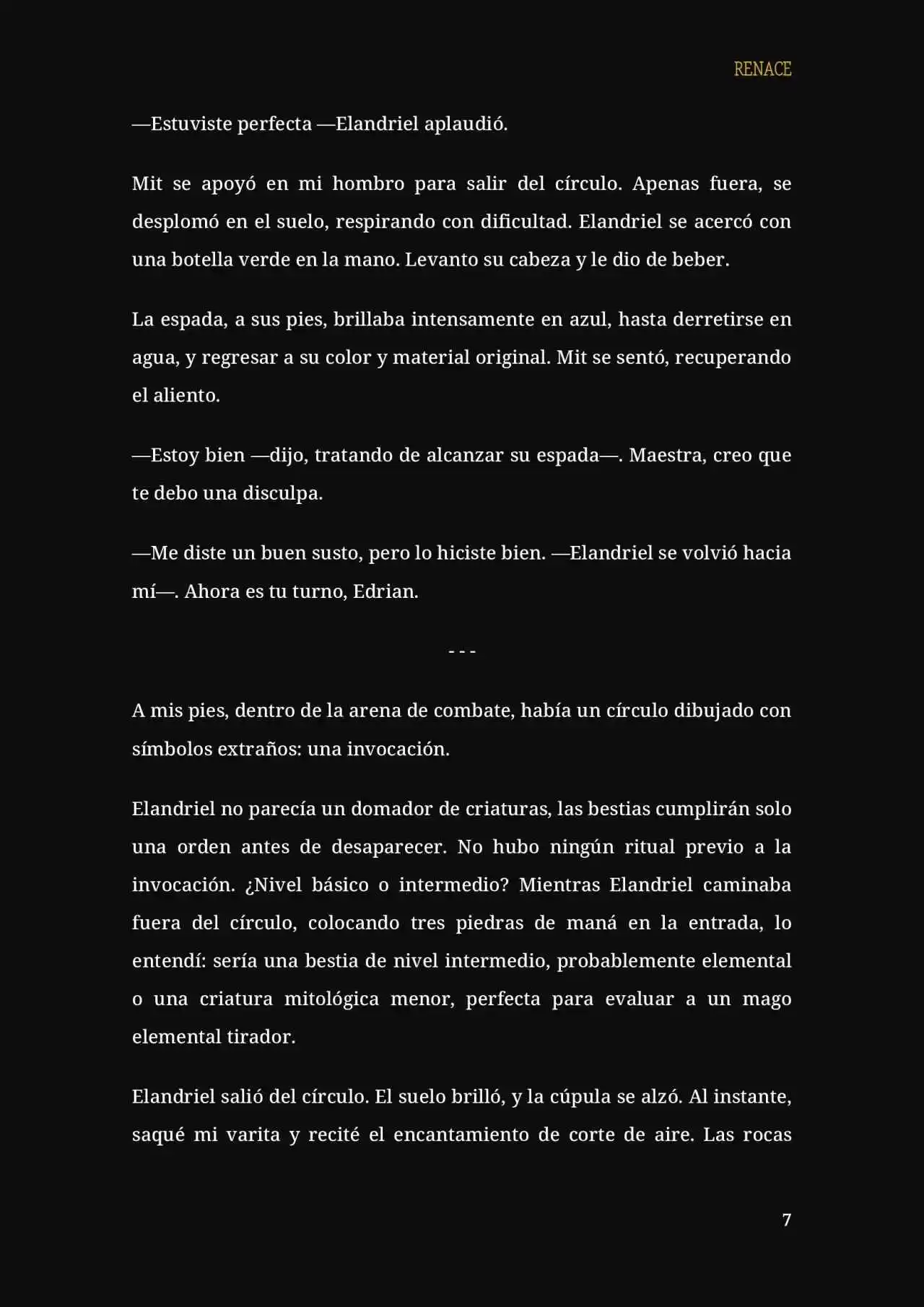 RENACE (Novela) - Capítulo 14 - Página 8 - LectorTMOo