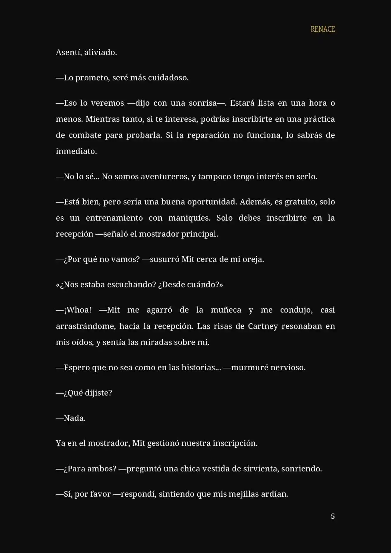 RENACE (Novela) - Capítulo 15 - Página 7 - LectorTMOo