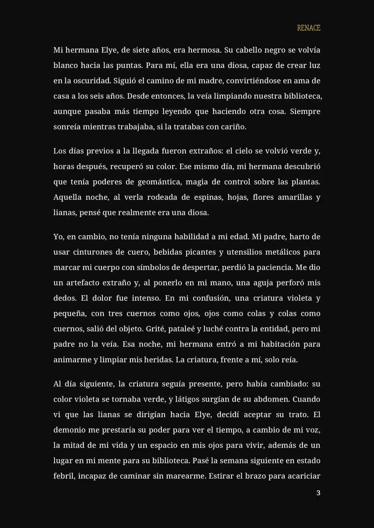RENACE (Novela) - Capítulo 16 - Página 5 - LectorTMOo