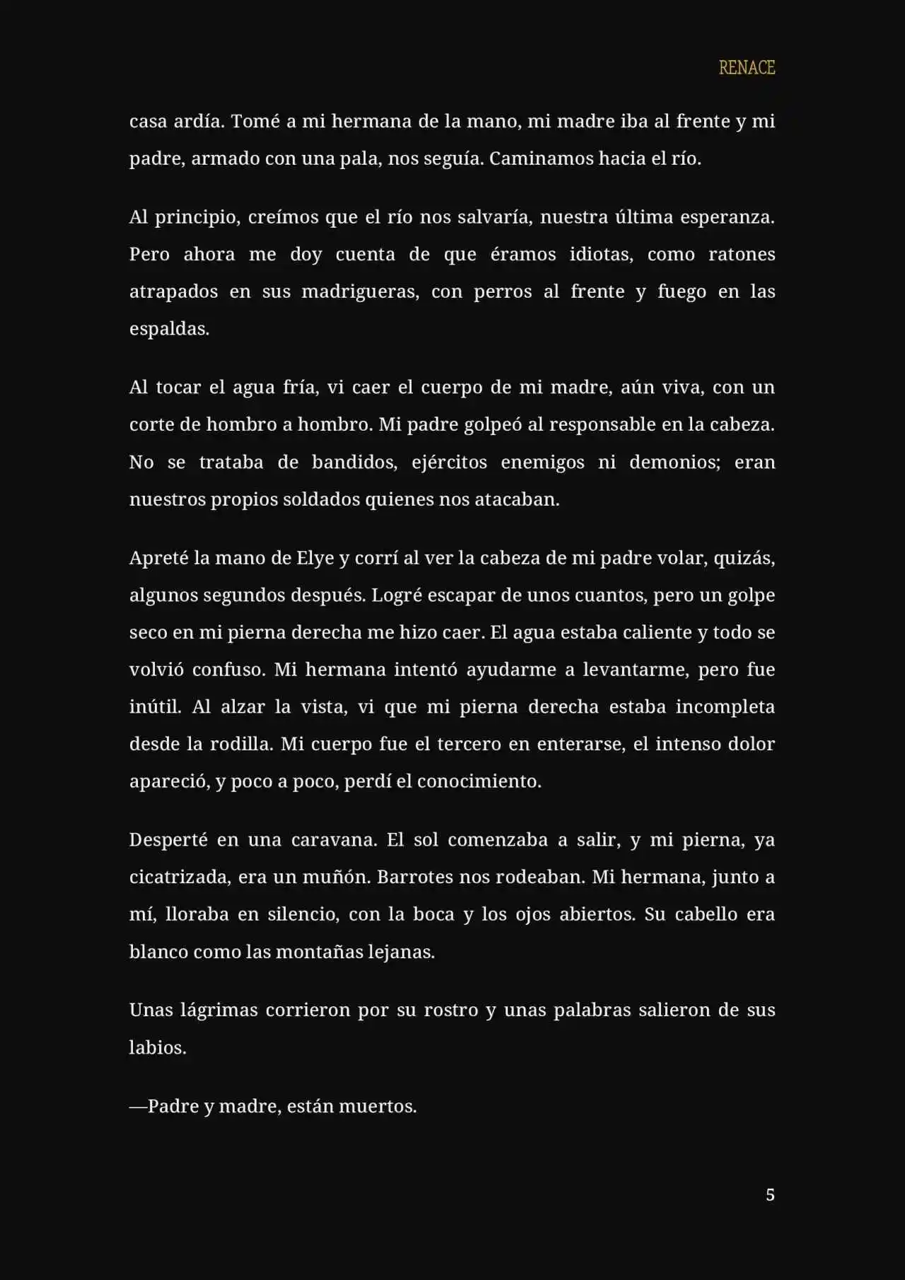 RENACE (Novela) - Capítulo 16 - Página 7 - LectorTMOo