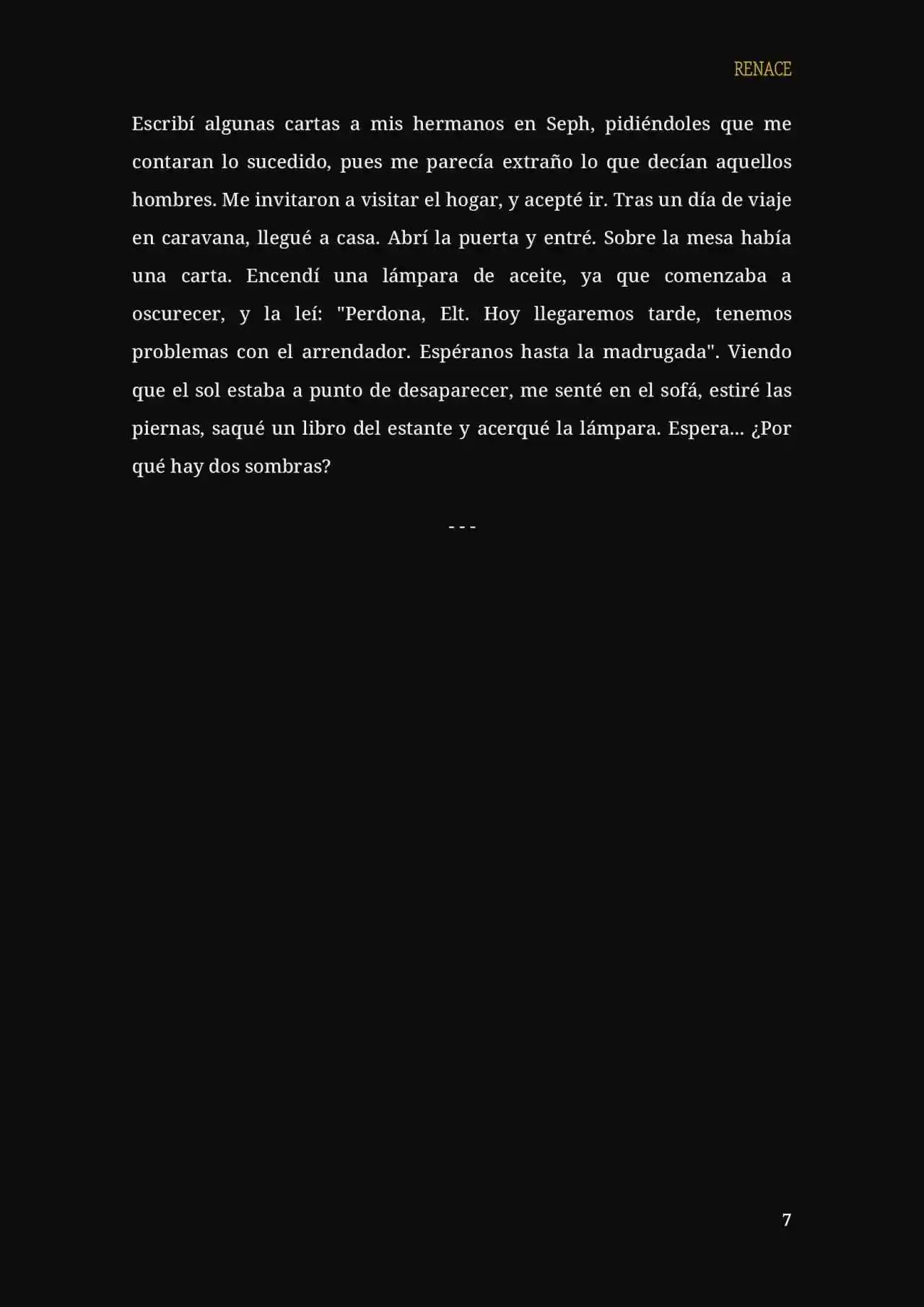RENACE (Novela) - Capítulo 16 - Página 9 - LectorTMOo