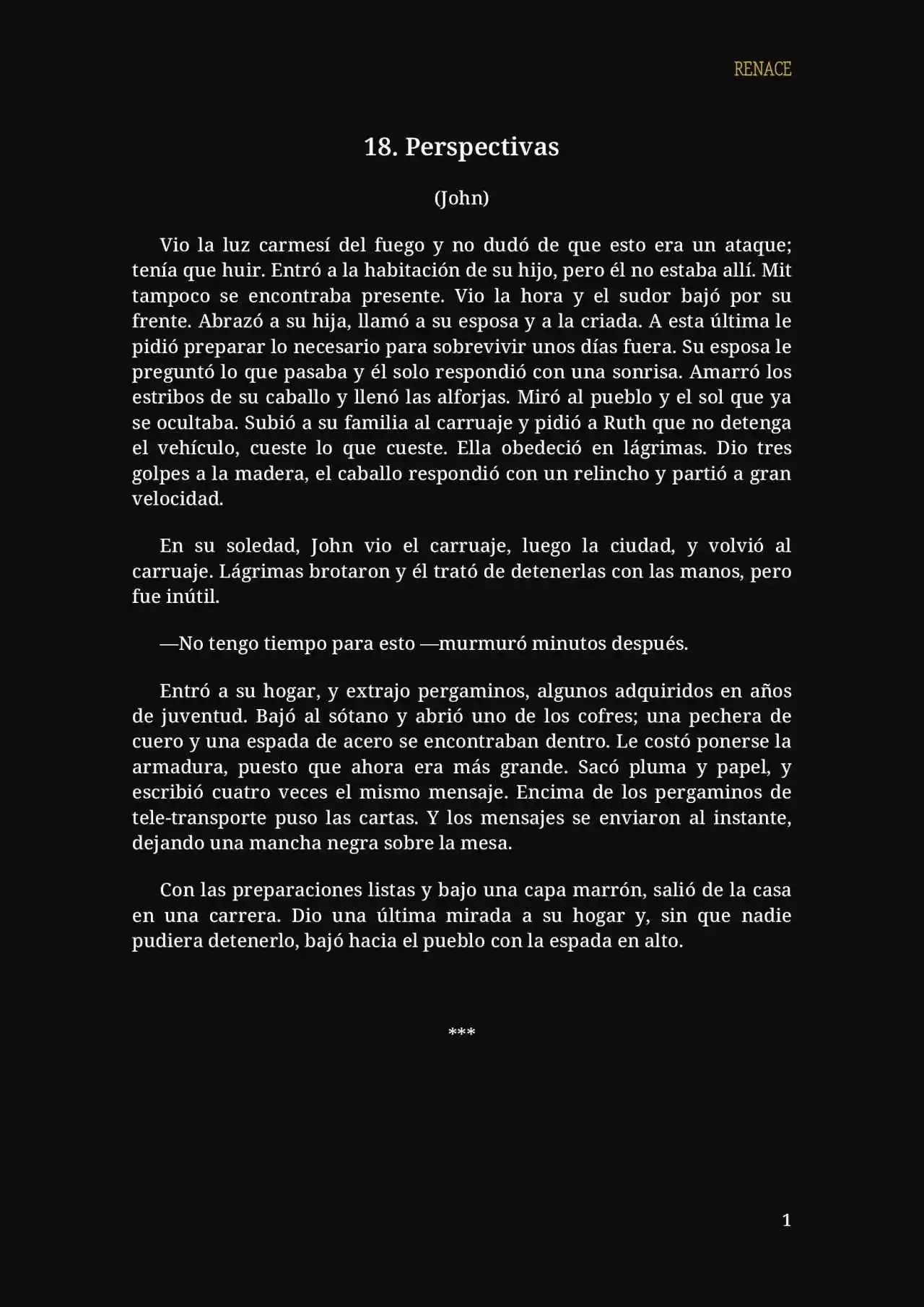 RENACE (Novela) - Capítulo 18 - Página 2 - LectorTMOo
