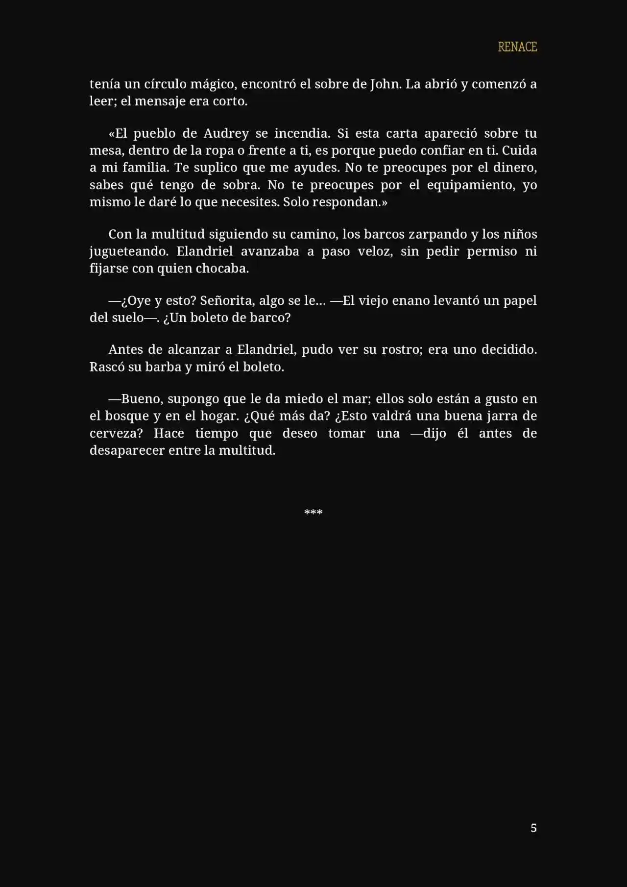 RENACE (Novela) - Capítulo 18 - Página 6 - LectorTMOo