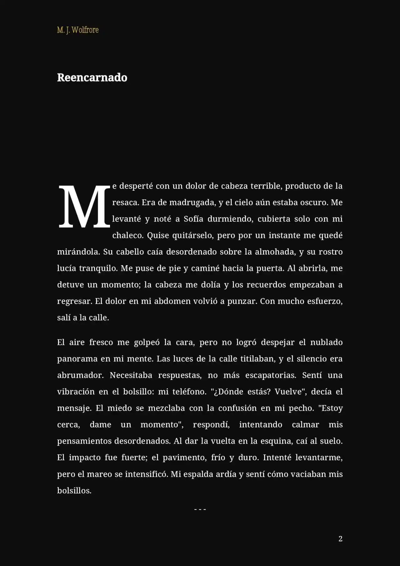 RENACE (Novela) - Capítulo 2 - Página 3 - LectorTMOo