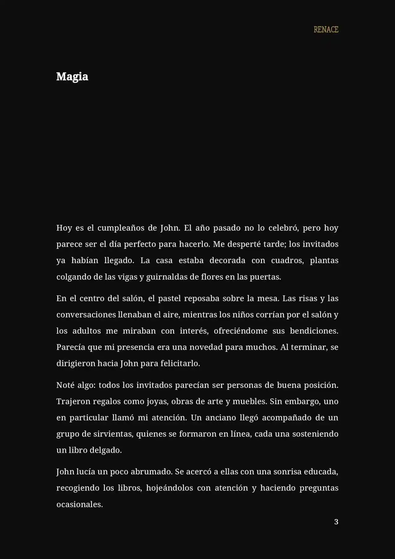 RENACE (Novela) - Capítulo 2 - Página 4 - LectorTMOo