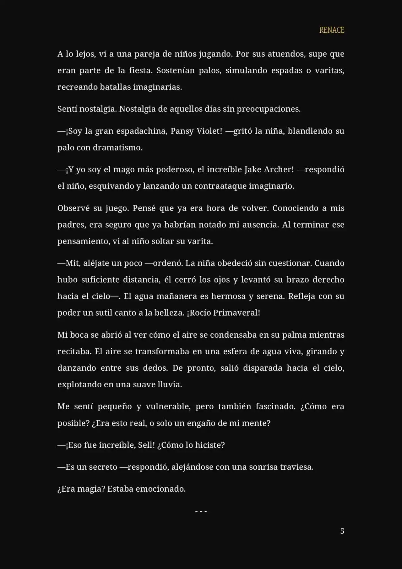 RENACE (Novela) - Capítulo 2 - Página 6 - LectorTMOo