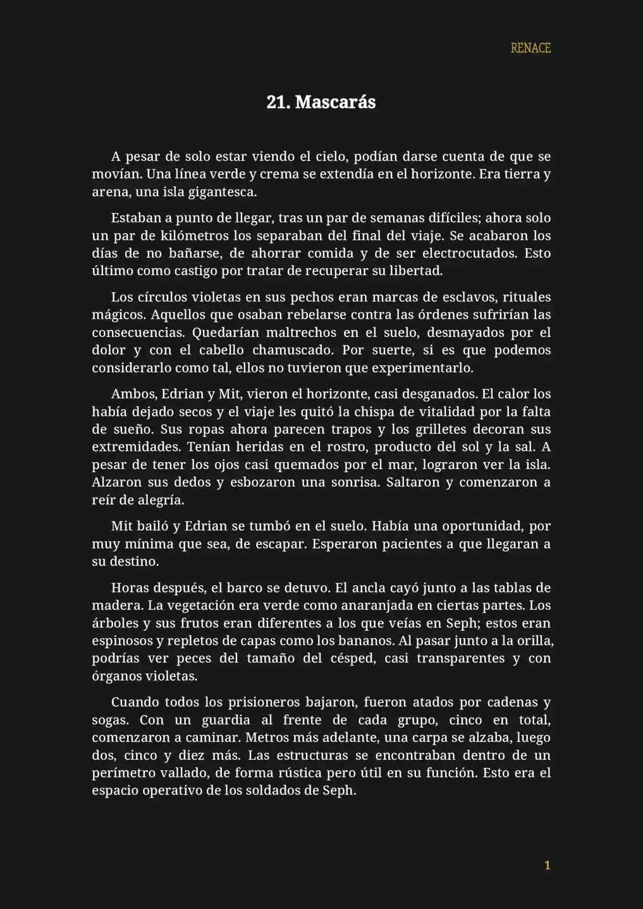 RENACE (Novela) - Capítulo 21 - Página 2 - LectorTMOo
