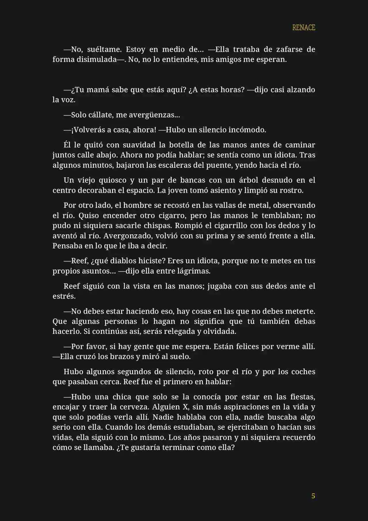 RENACE (Novela) - Capítulo 21 - Página 6 - LectorTMOo