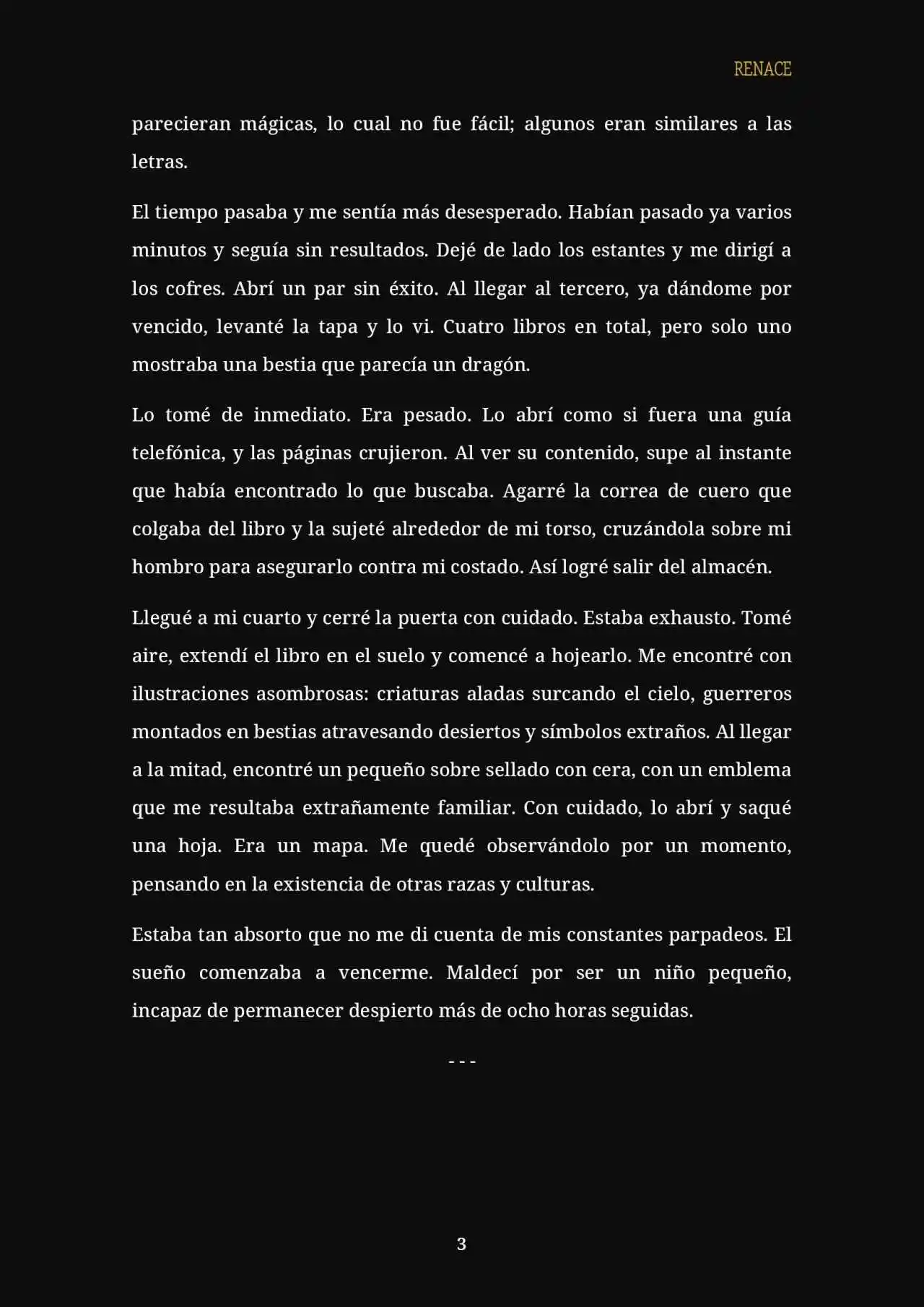 RENACE (Novela) - Capítulo 3 - Página 4 - LectorTMOo