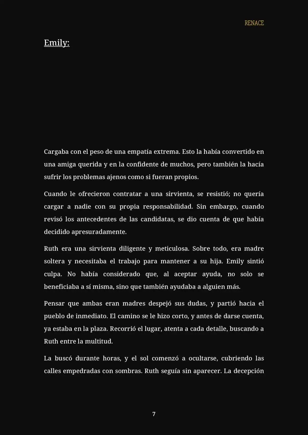 RENACE (Novela) - Capítulo 3 - Página 8 - LectorTMOo