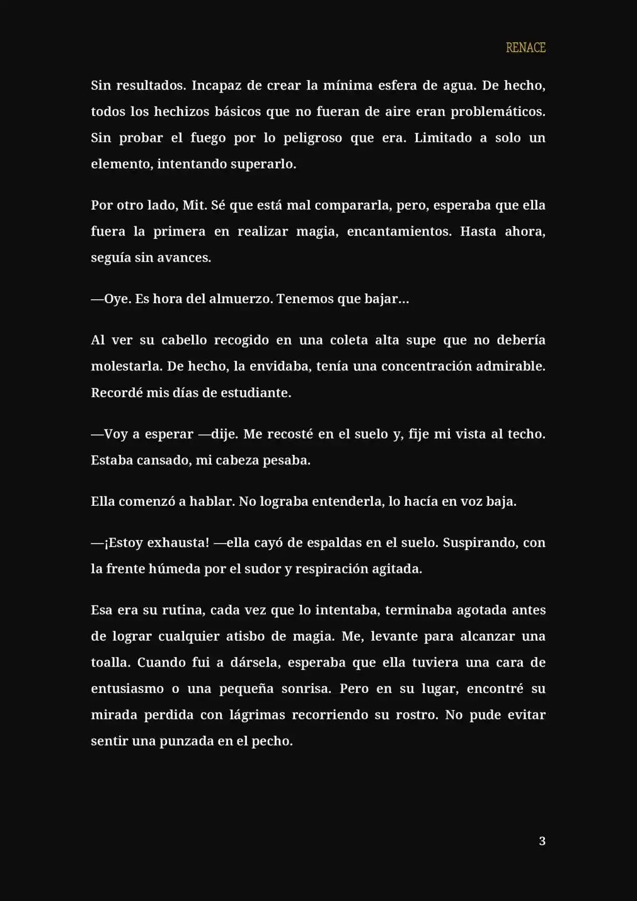 RENACE (Novela) - Capítulo 7 - Página 4 - LectorTMOo