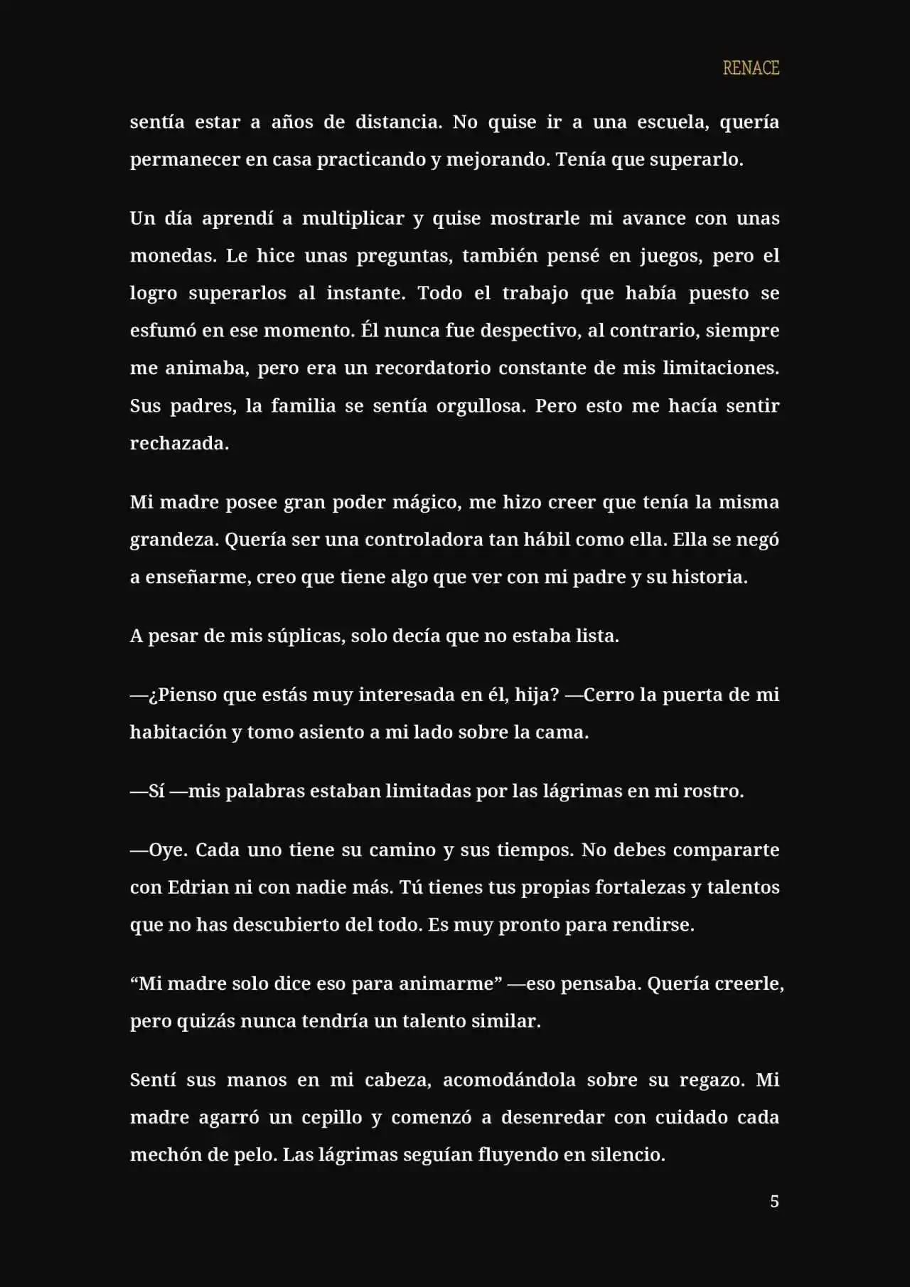RENACE (Novela) - Capítulo 7 - Página 6 - LectorTMOo