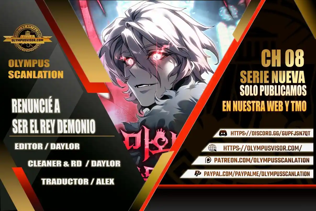Renuncié A Ser El Rey Demonio - Capítulo 8 - Página 1 - LectorTMOo