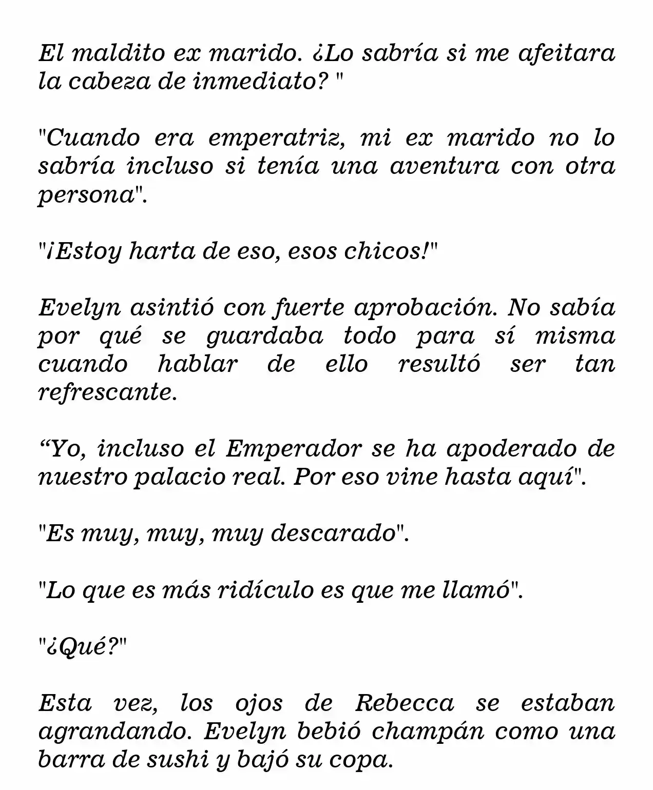 RENUNCIO COMO LA EMPERATRIZ (Novela) - Capítulo 23 - Página 8 - LectorTMOo