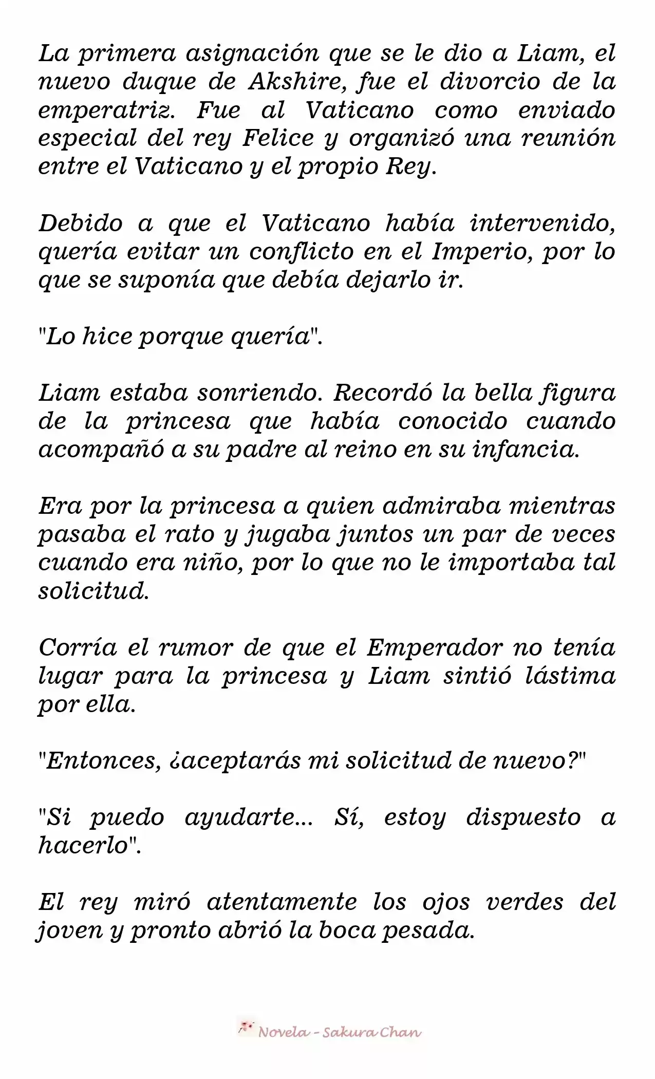 RENUNCIO COMO LA EMPERATRIZ (Novela) capítulo 7 página 3