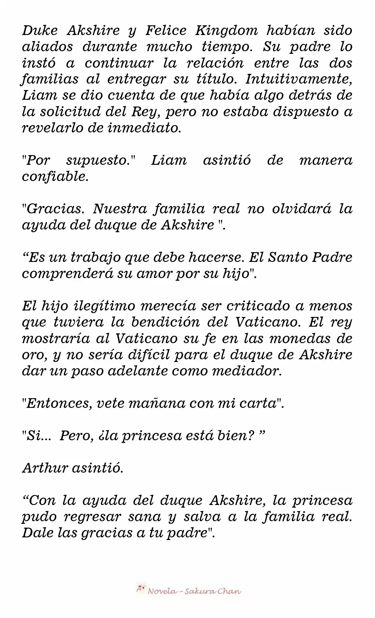 RENUNCIO COMO LA EMPERATRIZ (Novela) capítulo 7 página 6