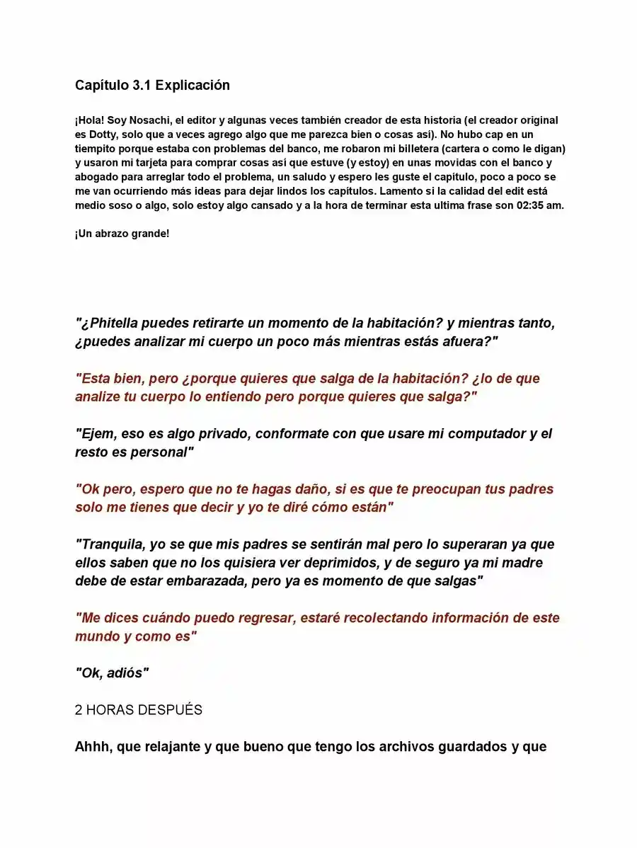 RETURN AS A BIRD (Novela) - Capítulo 3.10 - Página 1 - LectorTMOo