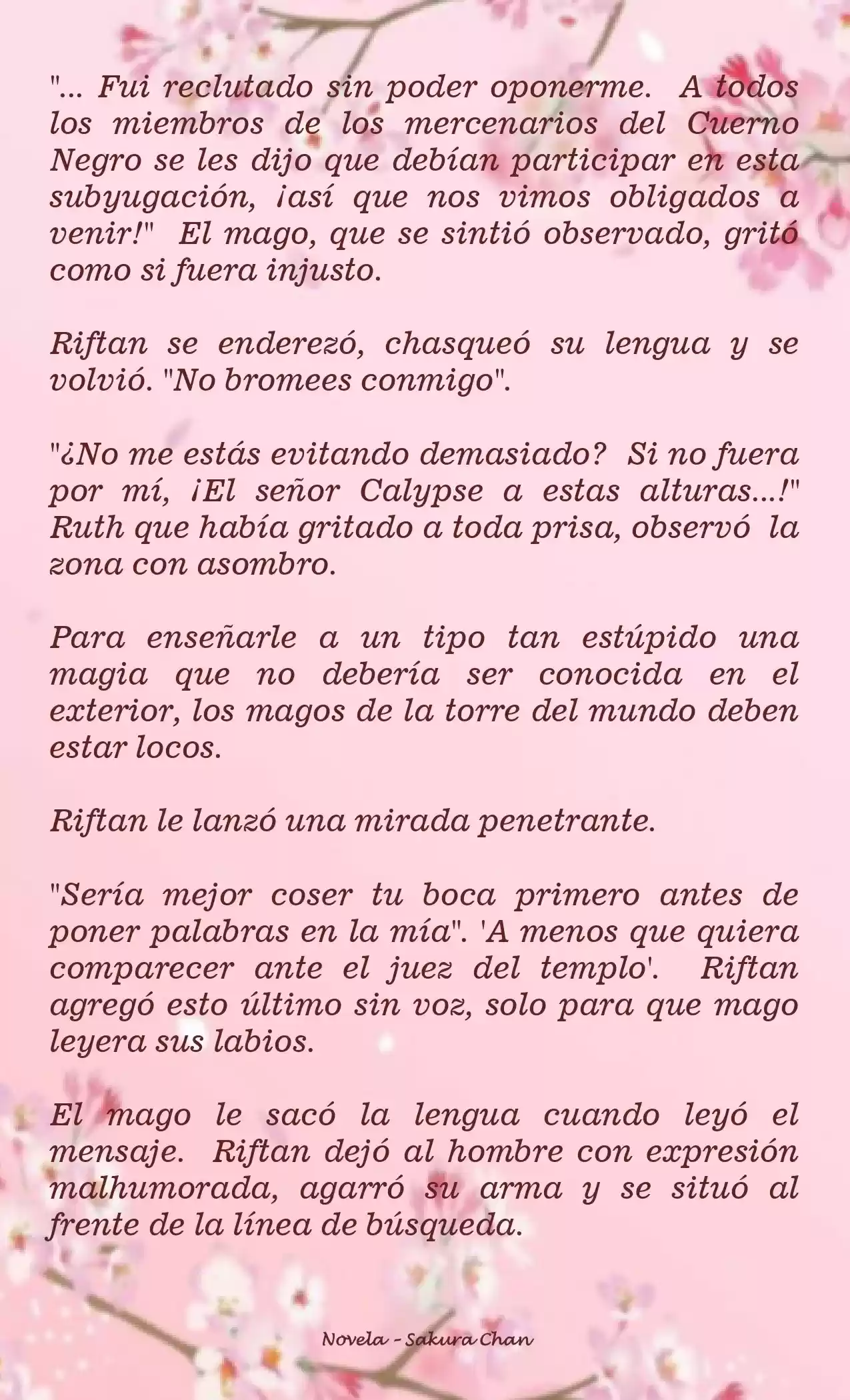 RIFTAN CALYPSE (Novela) - Capítulo 15 - Página 4 - LectorTMOo