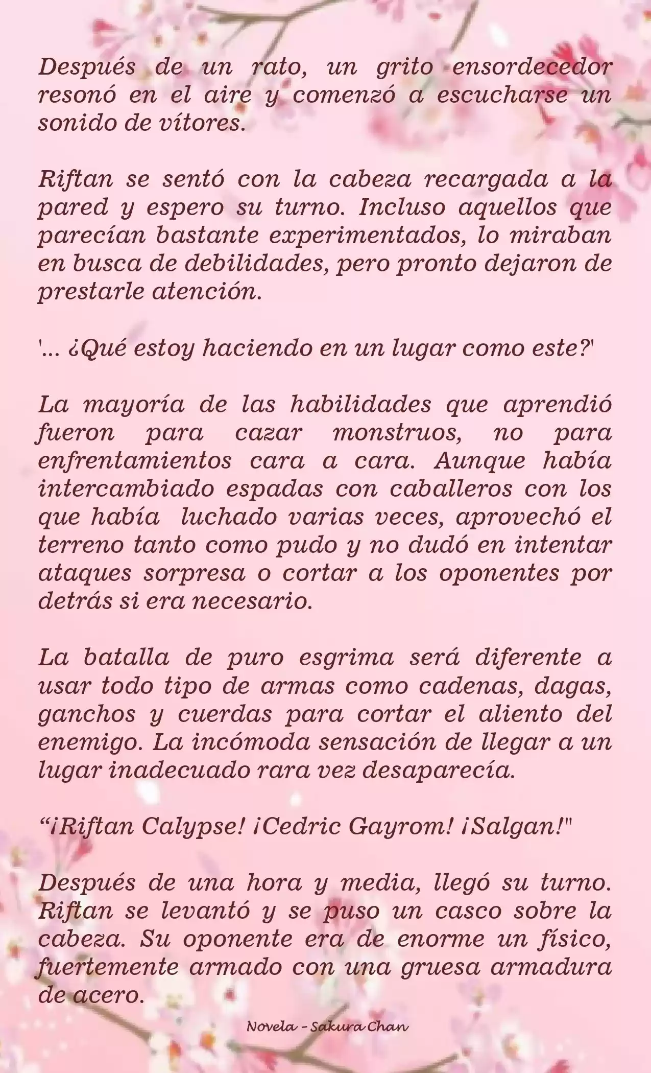 RIFTAN CALYPSE (Novela) - Capítulo 19 - Página 5 - LectorTMOo
