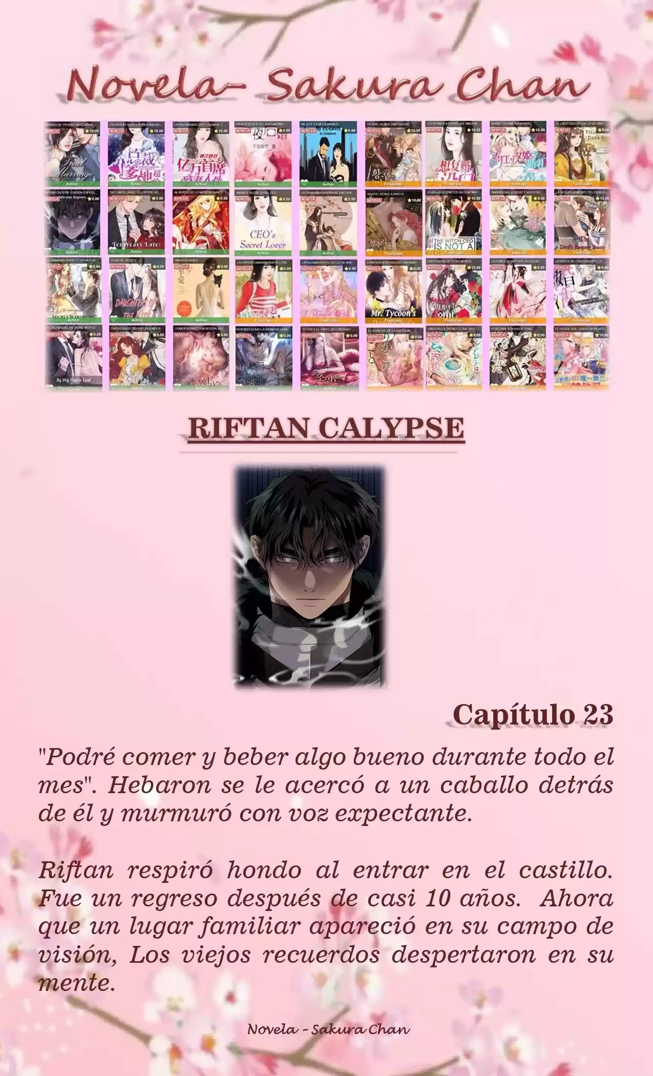 RIFTAN CALYPSE (Novela) - Capítulo 23 - Página 1 - LectorTMOo