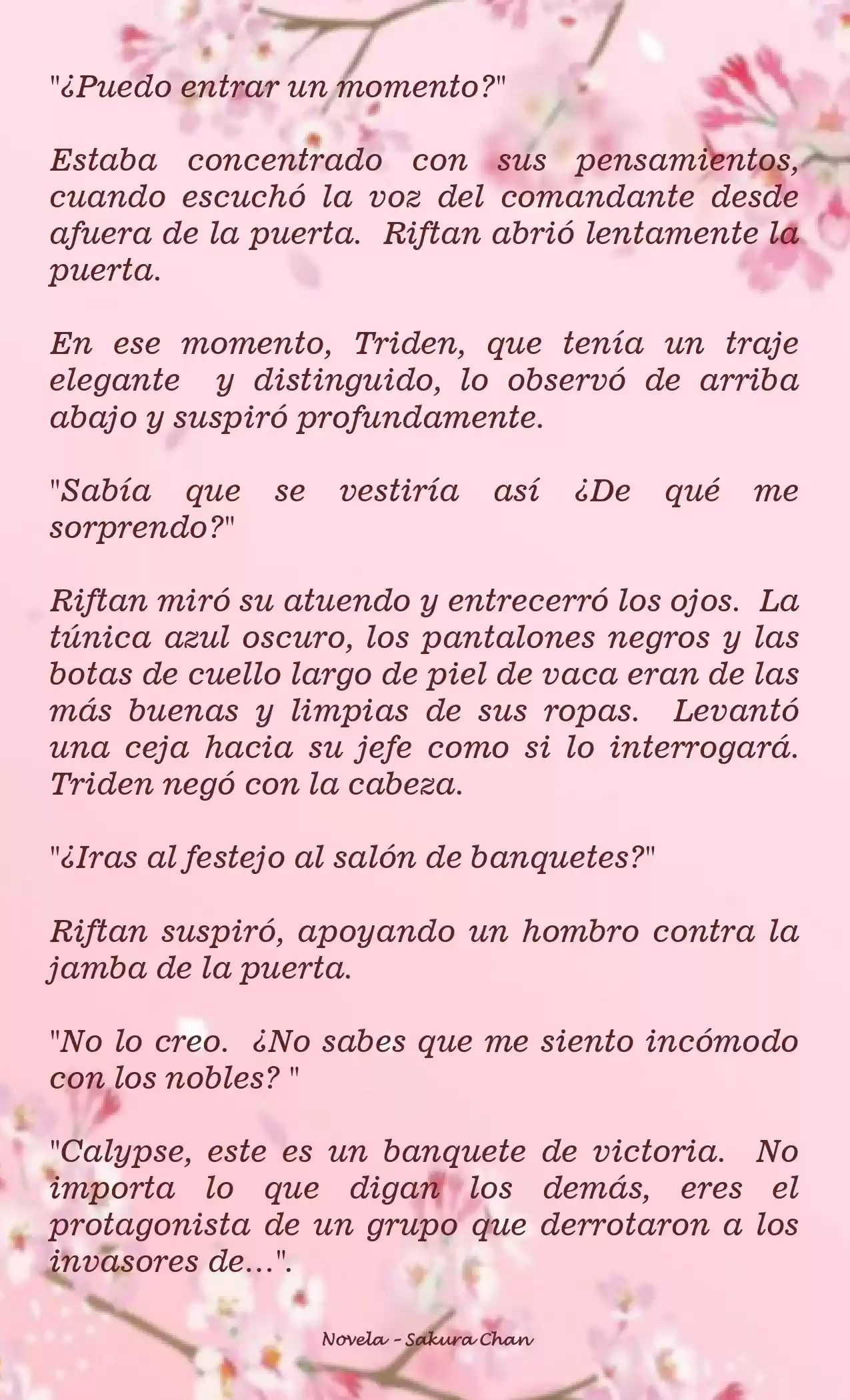 RIFTAN CALYPSE (Novela) - Capítulo 23 - Página 5 - LectorTMOo