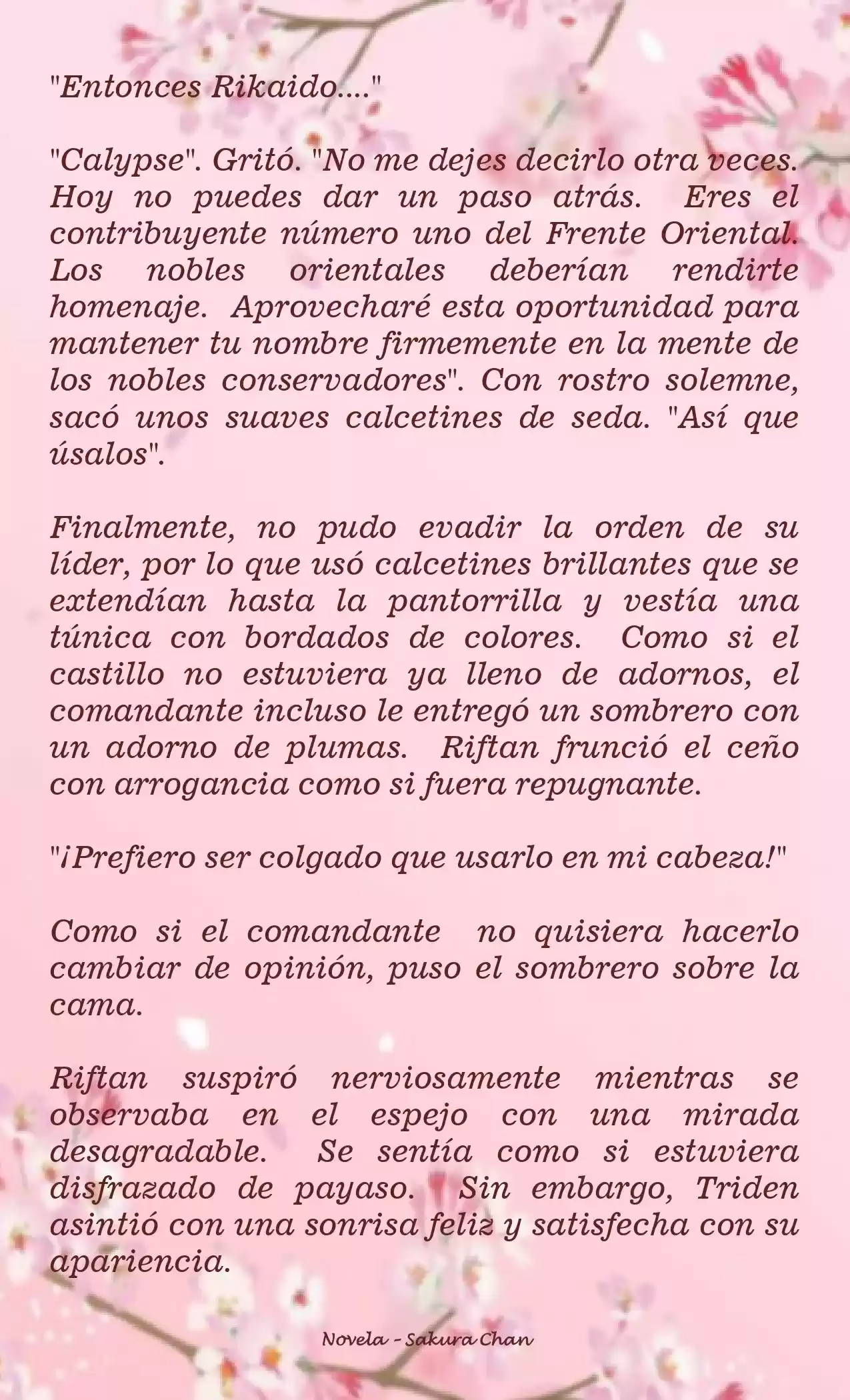 RIFTAN CALYPSE (Novela) - Capítulo 23 - Página 8 - LectorTMOo