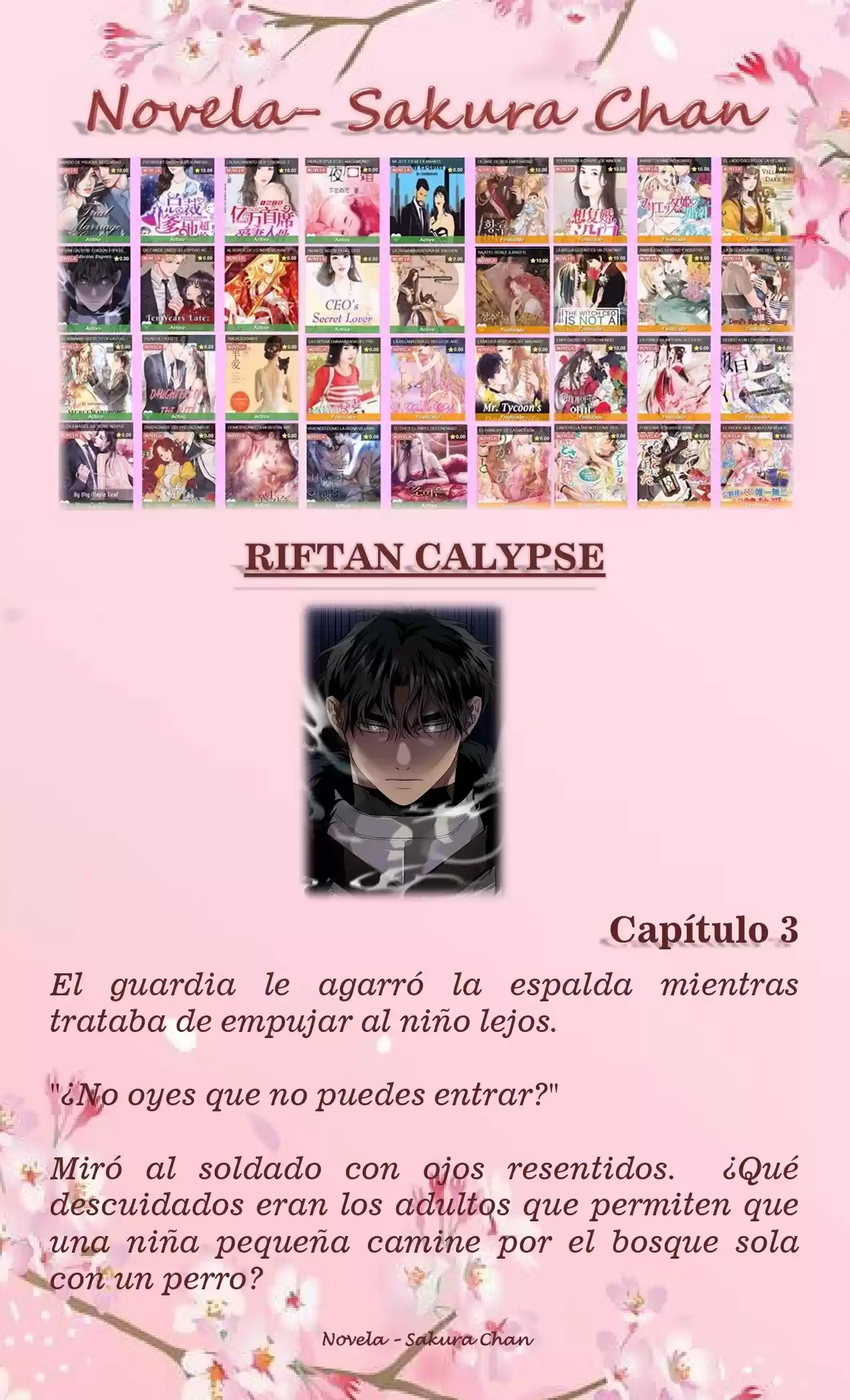 RIFTAN CALYPSE (Novela) - Capítulo 3 - Página 1 - LectorTMOo