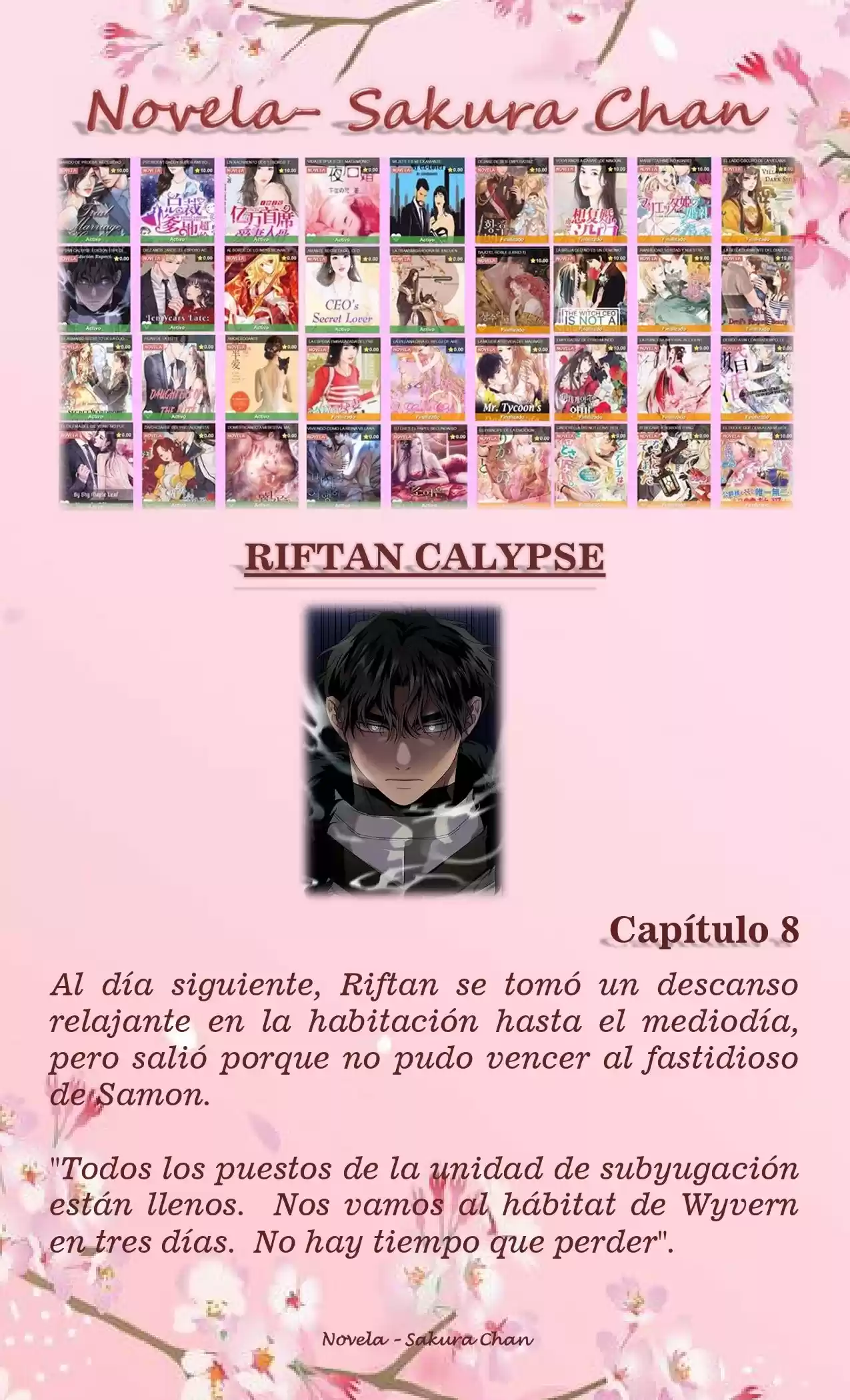 RIFTAN CALYPSE (Novela) - Capítulo 8 - Página 1 - LectorTMOo
